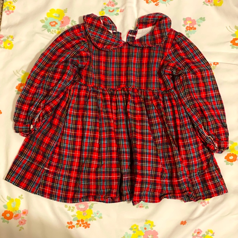 The Oaks 12m Christmas Plaid Dress